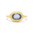 oval sapphire carved ring