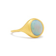 round opal ring