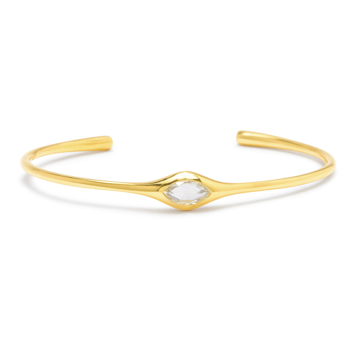 marquise rose cut diamond cuff