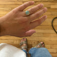 round opal ring