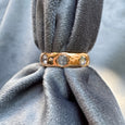 gypsy eternity - rose cut diamonds