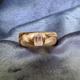 gypsy band - north/south emerald cut