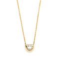 halfmoon diamond necklace