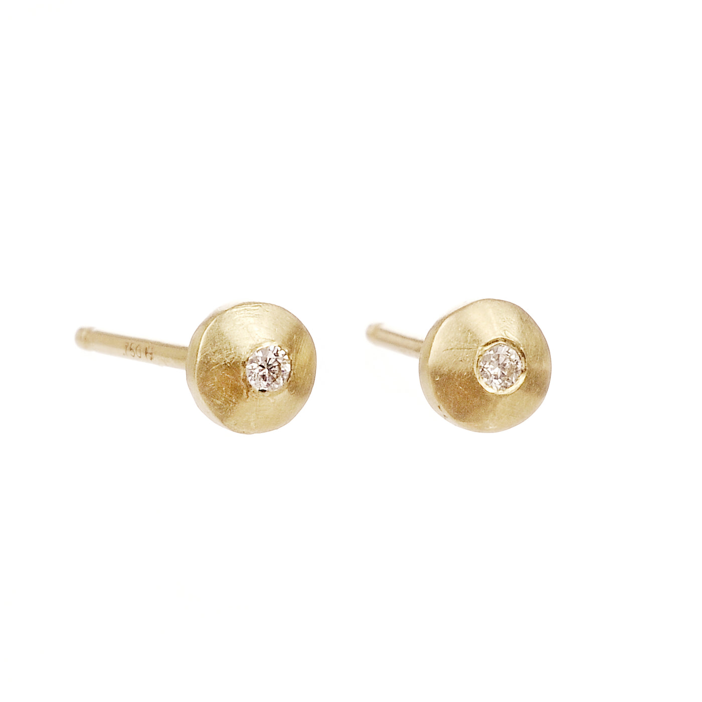 diamond nugget studs