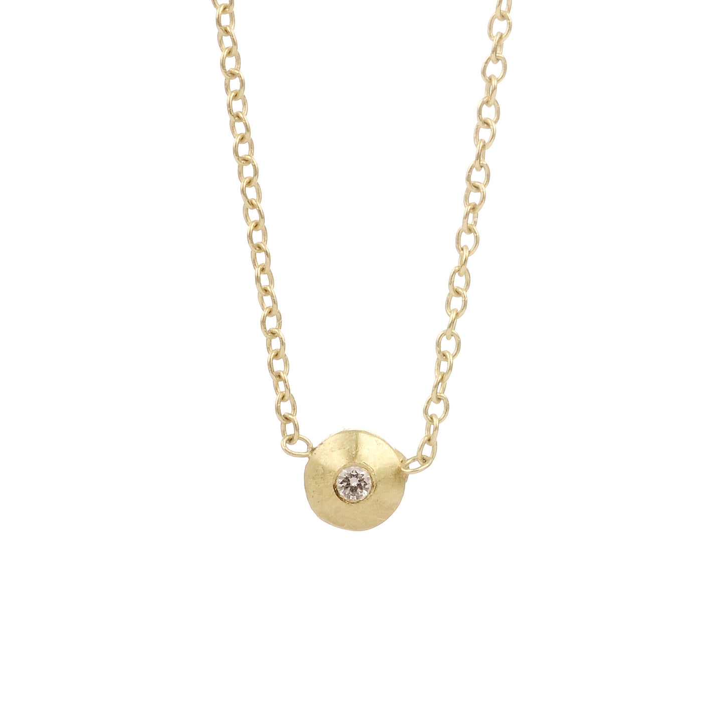 diamond nugget necklace