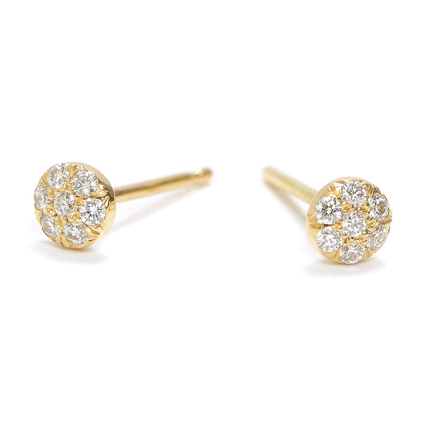 pavé bead studs