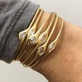 round rose cut cuff
