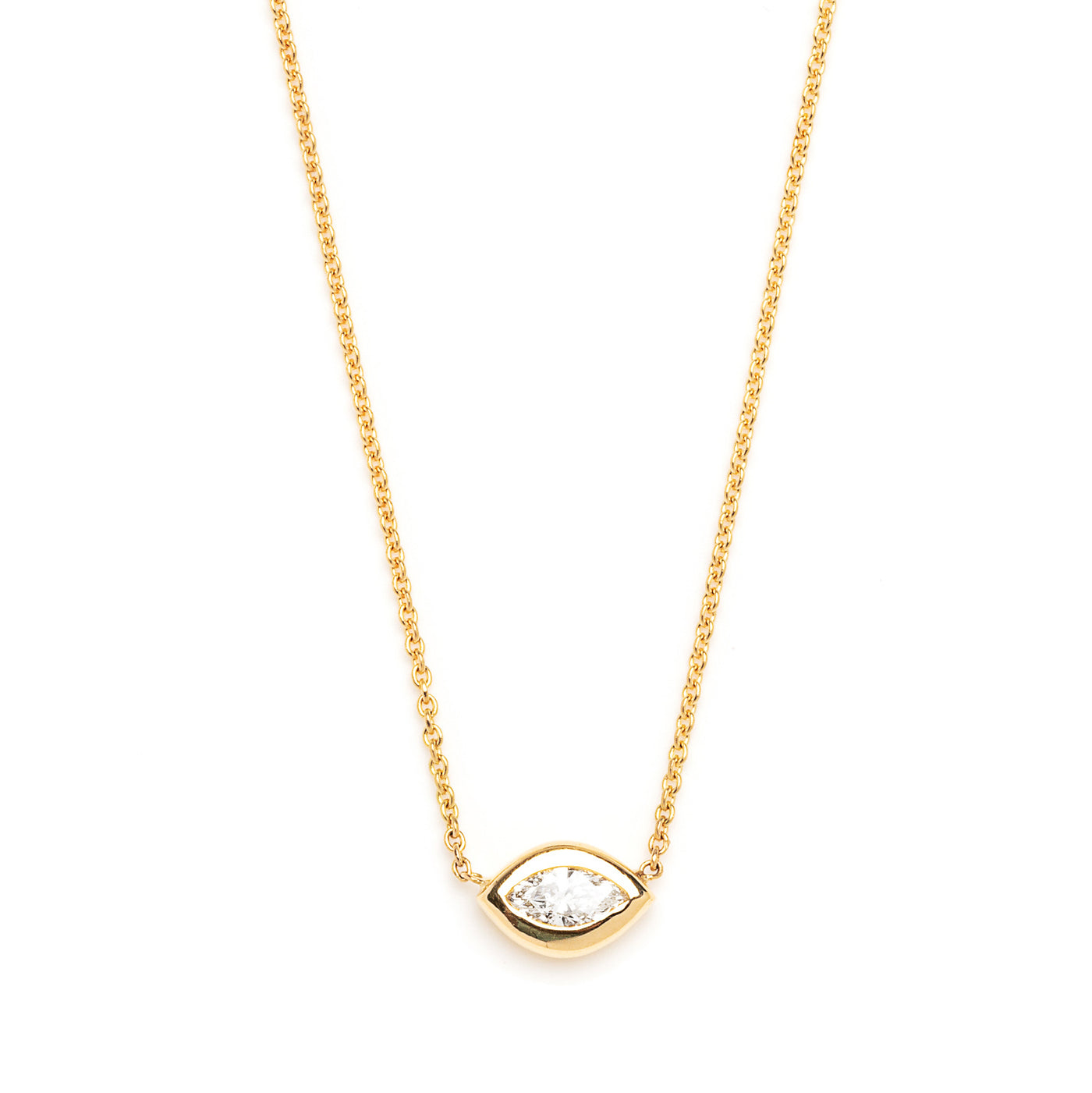marquise diamond necklace