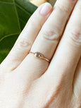 pink cushion diamond ring