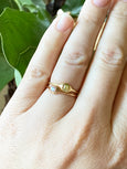 pink cushion diamond ring