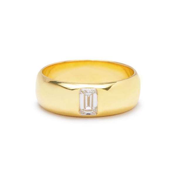gypsy band - north/south emerald cut