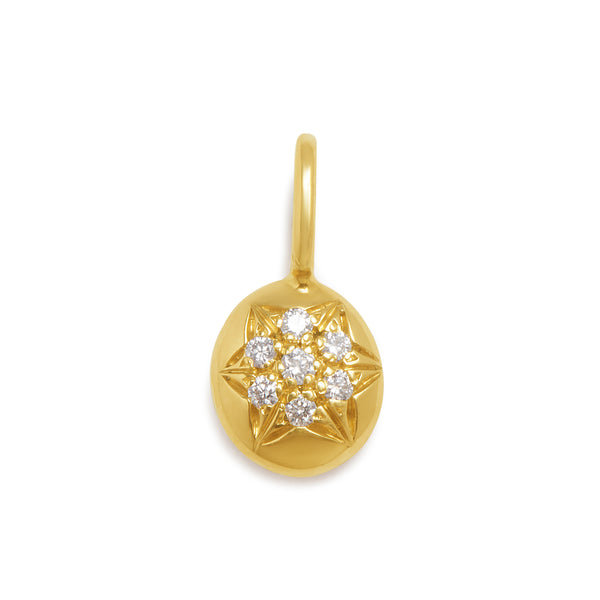 pave bead charm