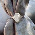carved oval signet ring - north/south
