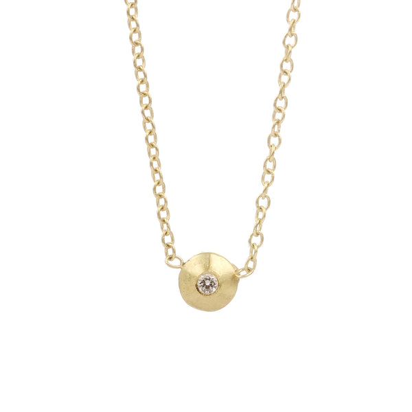 diamond nugget necklace