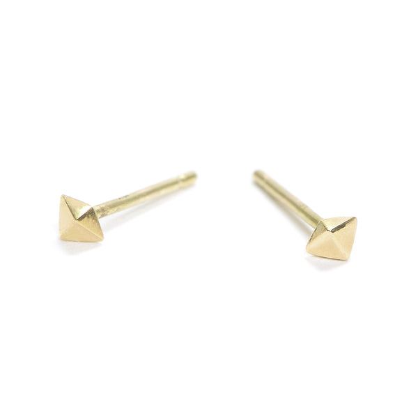 tiny double pointed studs