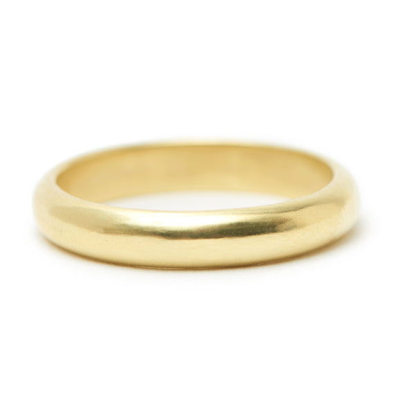 rounded gold band #2