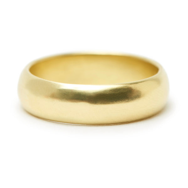 rounded gold band #3