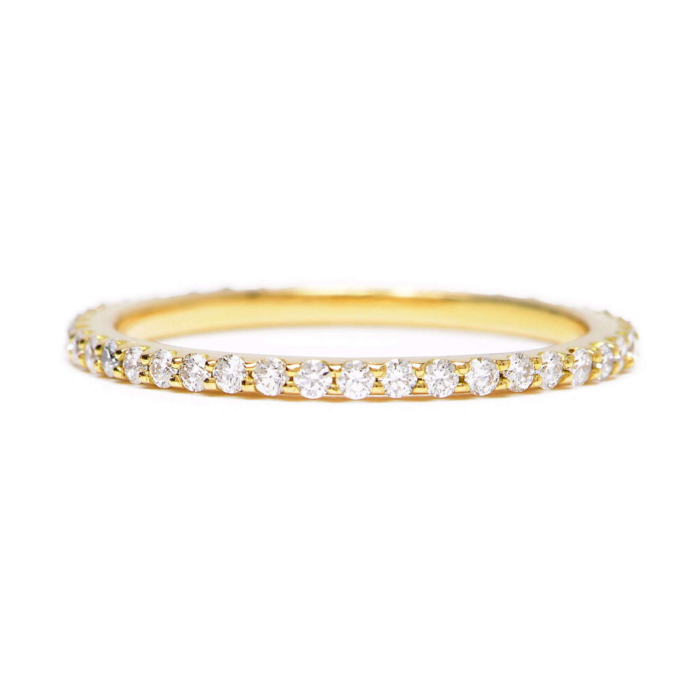 skinny pavé eternity band