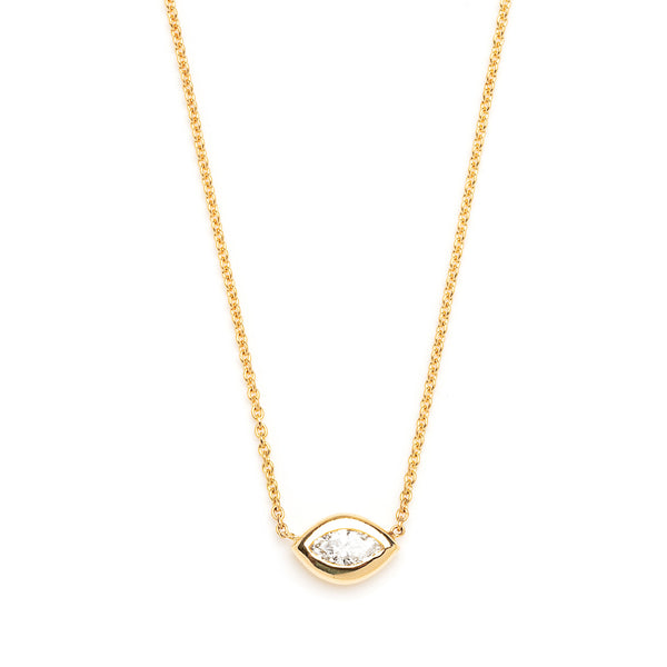 marquise diamond necklace